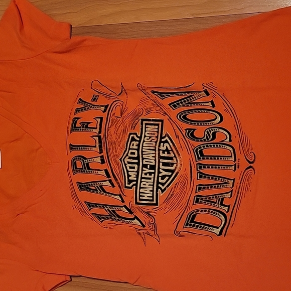 Harley-Davidson V-neck Tshirt - Picture 2 of 5